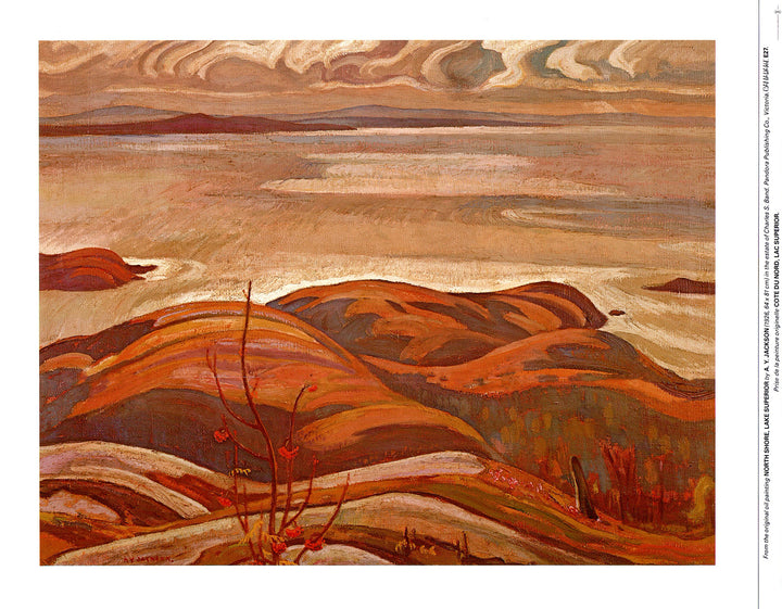 North Shore, Lake Superior, 1926 by Alexander Young Jackson - 19 X 24 Inches (Art Print)