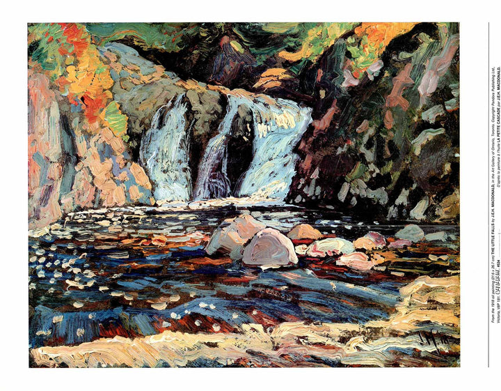 The Little Falls, 1918 by J.E.H. MacDonald 19 X 24 Inches (Art Print)