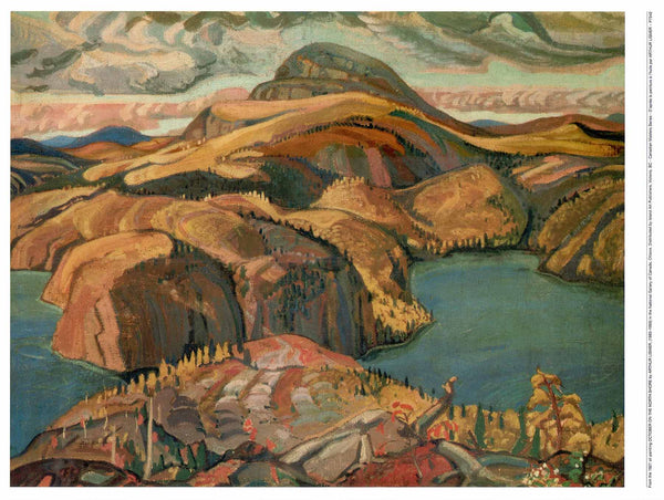 October on the North Shore, 1927 by Arthur Lismer - 19 X 25 Inches (Art Print)