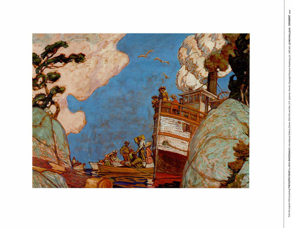 The Supply Boat, 1916 by J.E.H. MacDonald - 19 X 24 Inches (Art Print)