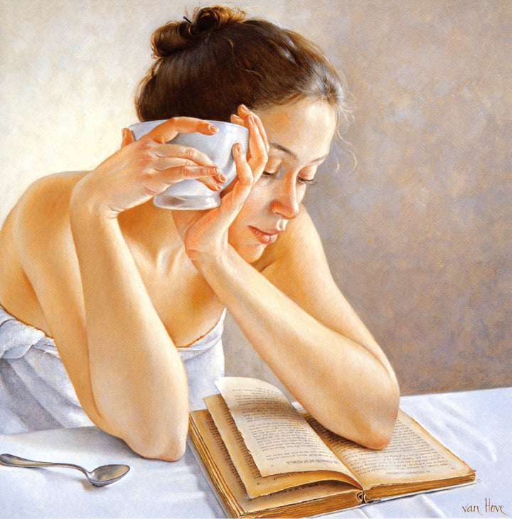 Sundays at La Rochelle, 1993 by Francine Van Hove - 6 X 6 Inches (Note Card)