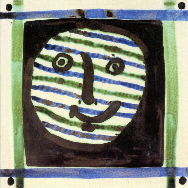 Mask by Pablo Picasso - 6 X 6 Inches (Greeting Card)