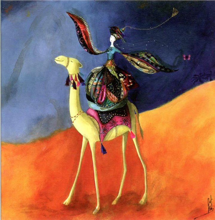Tabelbala by Catherine Rebeyre - 6 X 6 Inches (Greeting Card)