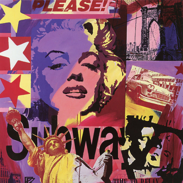 Subway (Marilyn Monroe) by Paul Raynal - 33 X 33 inches (Giclee Canvas Stretched Ready to Hang)