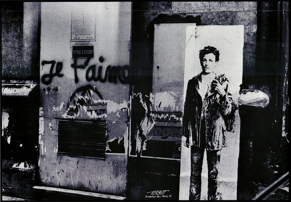 Rimbaud dans Paris, 1978 by Ernest Pignon - 24 X 35 Inches (Art Print)