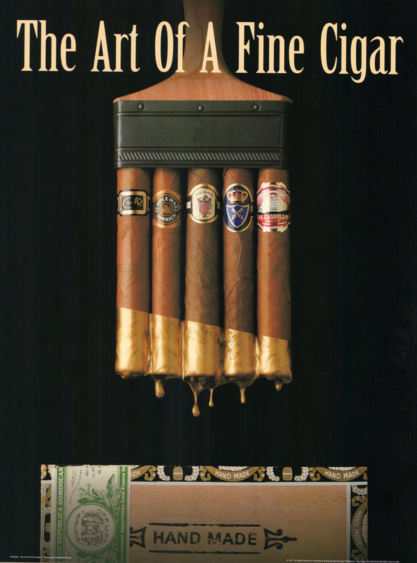 The Art of a Fine Art Cigar by Katherine King - 24 X 18 Inches (Art Print)
