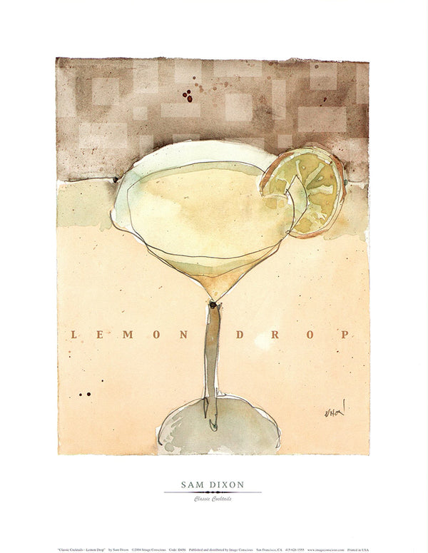 Lemon Drop by Sam Dixon - 11 X 14 inches (Art Print)