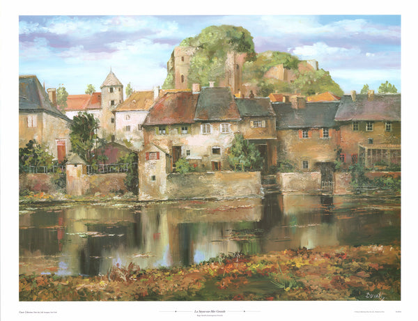 La Seyne-sur-Mer Grande by Roger Duvall - 36 X 44 Inches (Art Print)