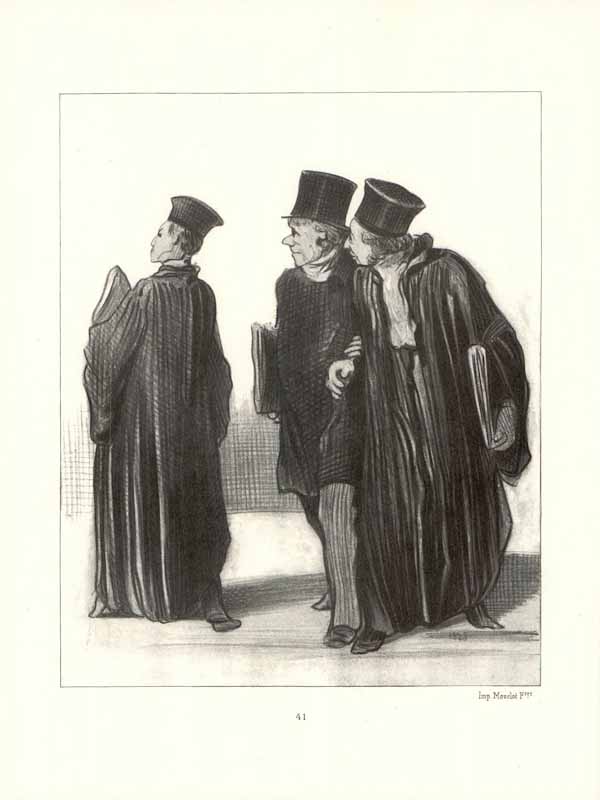 Untitle no 4 by Honore Daumier - 10 X 12 Inches (Art Print)