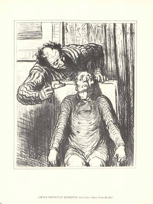 Life s Difficult Moments by Honore Daumier - 10 X 12 Inches (Art Print)