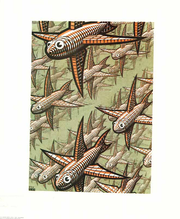 Diepte by M. C. Escher - 22 X 26 Inches (Art Print)