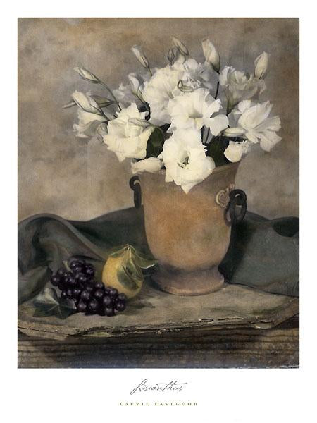 Lisianthus by Laurie Eastwood - 18 X 24 inches (Art Print)