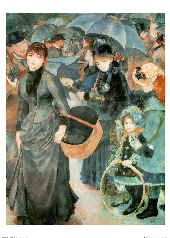 The Umbrellas by Pierre-Auguste Renoir - 20 X 28 Inches (Art Print)