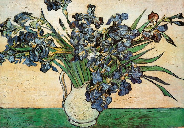 Iris, 1890 by Vincent Van Gogh - 28 X 40 Inches (Art Print)