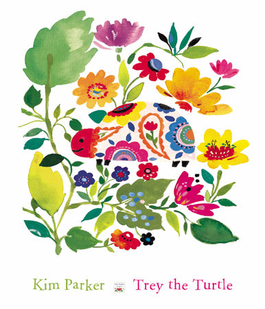 Trey the Turtle by Kim Parker - 12 X 14 Inches (Art Print)