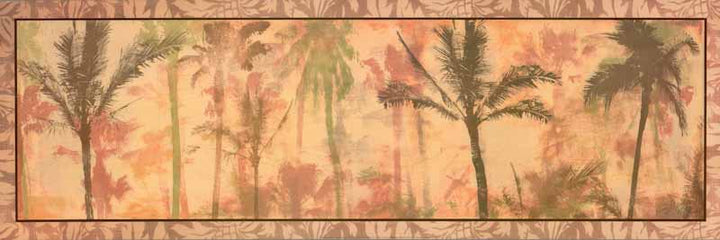 Transparent Palms II by Maura Kendrick - 12 X 36 Inches (Art Print)