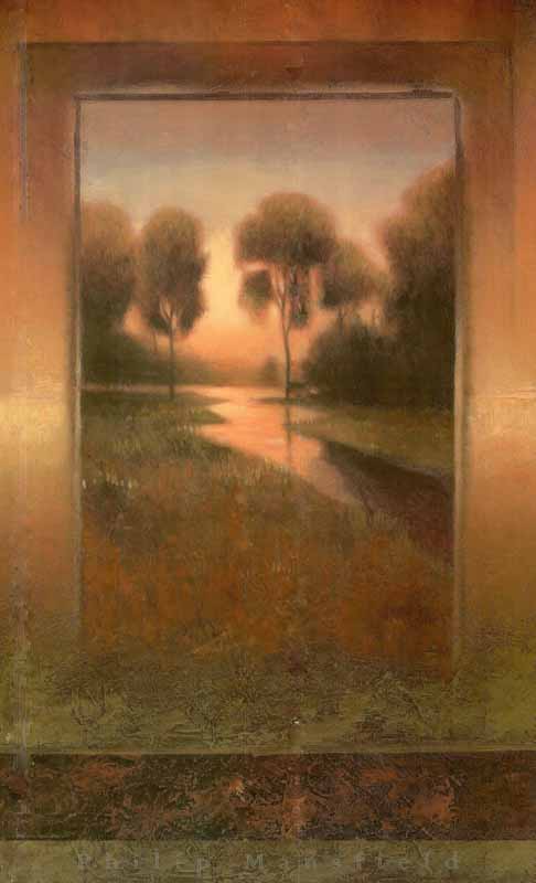 Golden Horizon I by Phillip Mansfield - 24 X 38 Inches (Art Print)