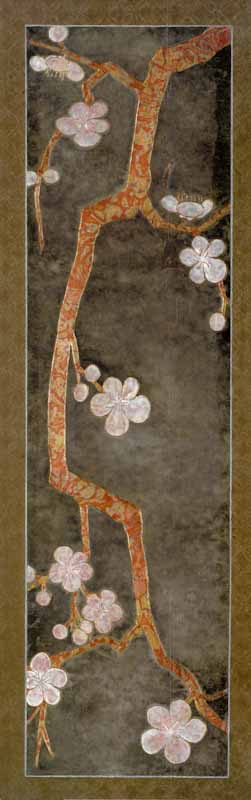 Cherry Blossom Branch II by Erin Galvez - 12 X 36 Inches (Art Print)
