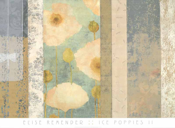 Ice Poppies II by Elise Remender - 24 X 36 Inches (Art Print)