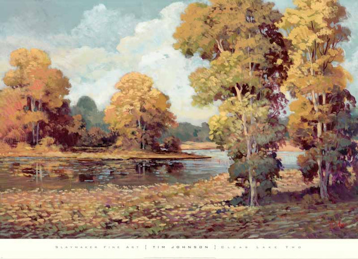 Clear Lake II by Tom Johnson - 26 X 36 Inches (Art Print)