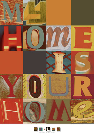My Home is Your Home by MJ Lew - 18 X 26 Inches (Art Print)