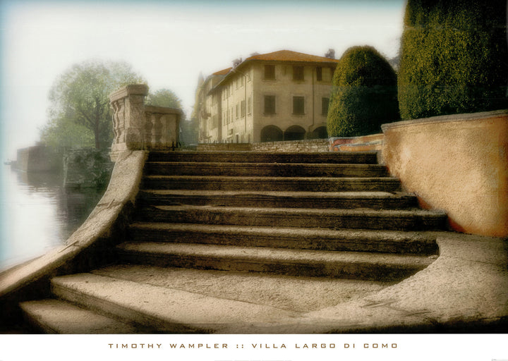 Villa Largo di Como by Timothy Wampler - 26 X 36 Inches (Art Print)