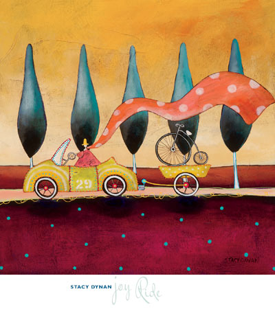 Joy Ride by Stacy Dynan - 16 X 18 Inches (Art Print)