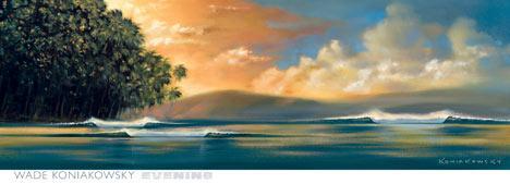 Evening by Wade Koniakowsky - 13 X 36 Inches (Art Print)
