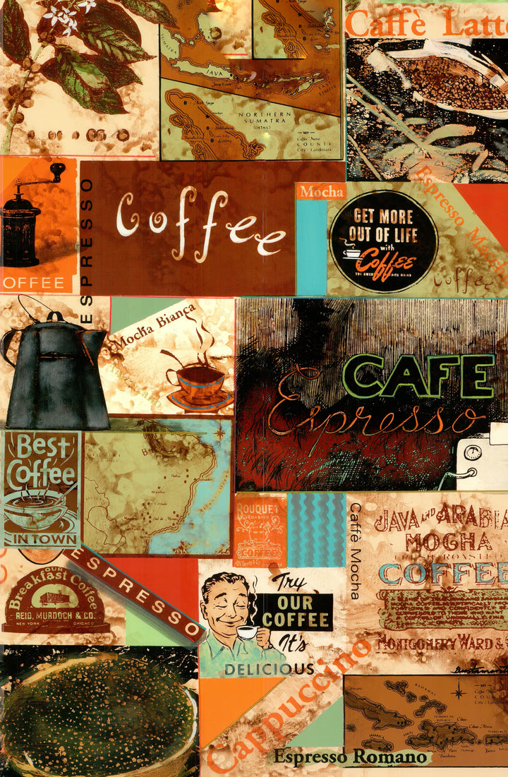 Coffee by Val Bustamonte - 24 X 36 Inches (Art Print)