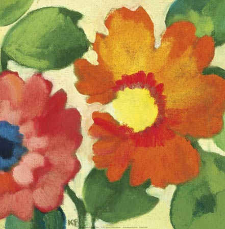 Anemone Garden IV by Kim Parker - 12 X 12 Inches (Art Print)