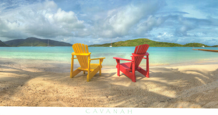 Two Tickets to Paradise by Doug Cavanah - 26 X 48 Inches (Art Print)