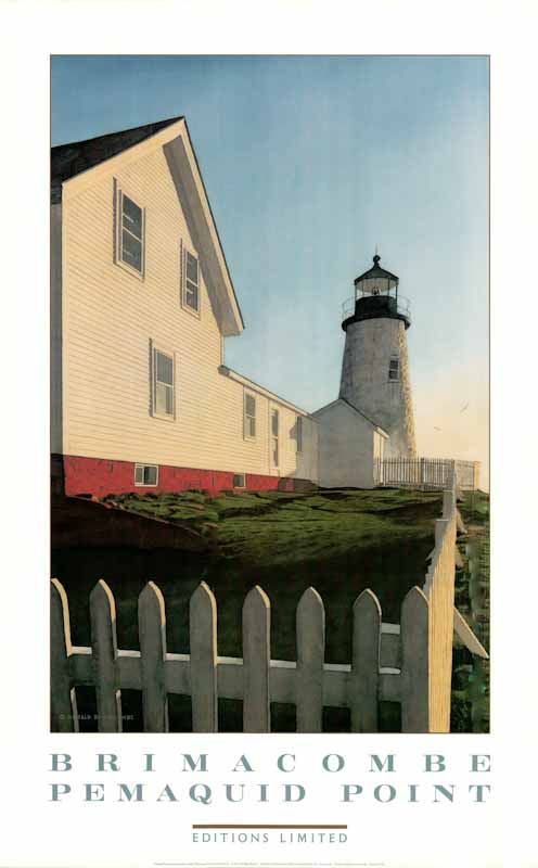 Pemaquid Point by Gerald Brimacombe - 25 X 39 Inches (Art Print)
