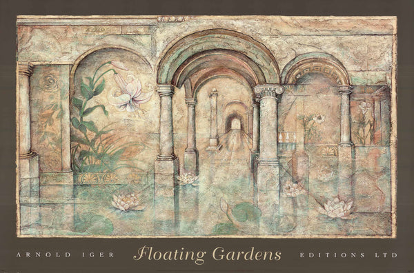 Floating Gardens by Arnold Iger - 24 X 36 Inches (Art Print)