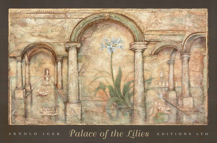 Palace of the Lilies by Arnold Iger - 24 X 36 Inches (Art Print)
