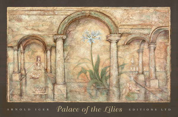 Palace of the Lilies by Arnold Iger - 24 X 36 Inches (Art Print)