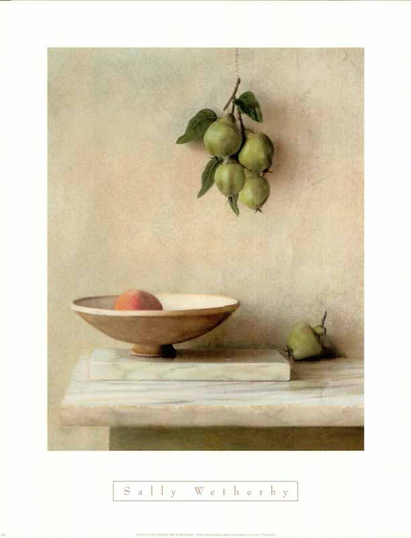 Persimmons I by Sally Wetherby - 16 X 20 Inches (Art Print)