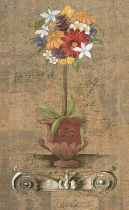 Corinthian Floral I Celeste Peters - 24 X 38 Inches (Art Print)