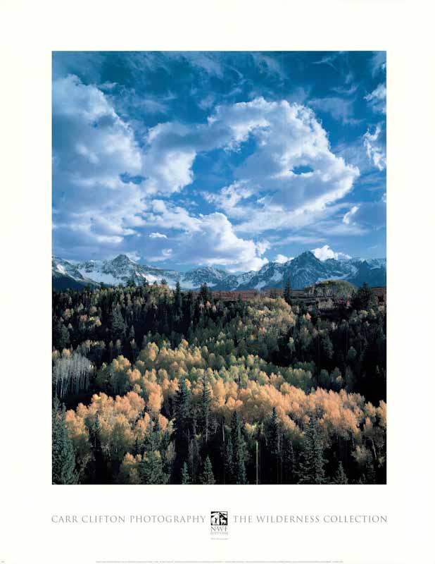 Peaks In Mount Sneffels Wilderness by Carr Clifton - 24 X 30 Inches (Art Print)