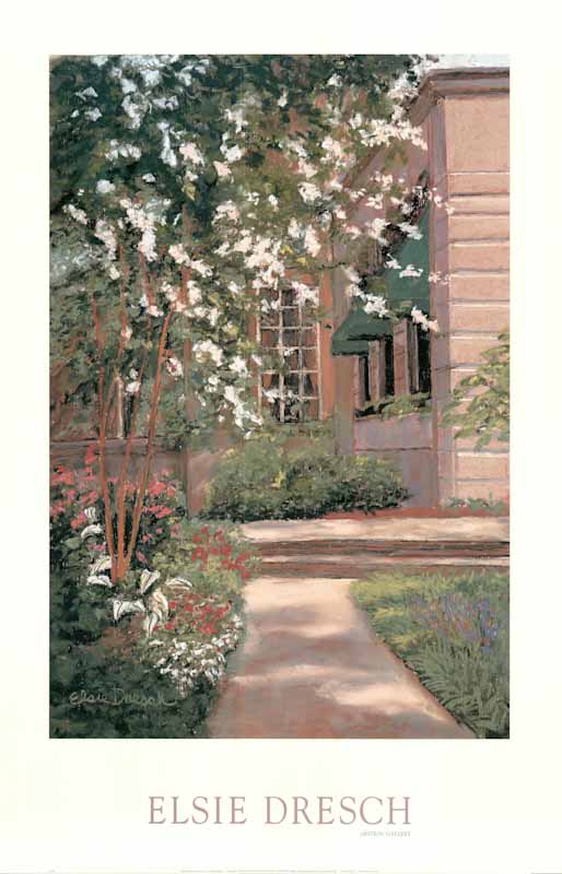 Swan House Series II, by Elsie Dresch - 24 X 36 Inches (Art Print)