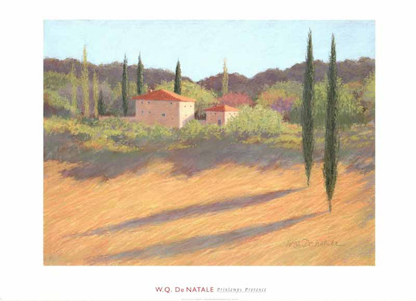 Printemps Provence by W. Q. DeNatale - 26 X 36 Inches (Art Print)