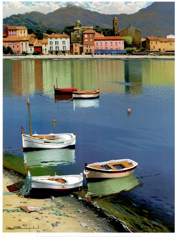 Reflection on Summer Morning by Ramon Pujol - 19 X 25 Inches (Art Print)
