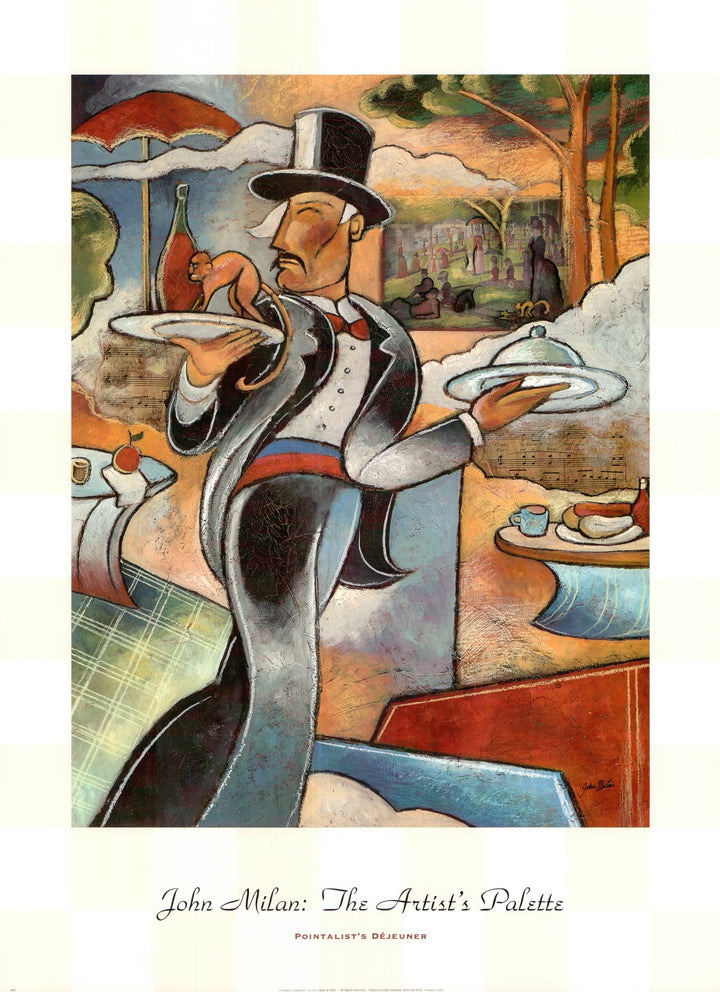 Pointalist's Déjeuner by John Milan - 18 X 24 Inches (Art Print)