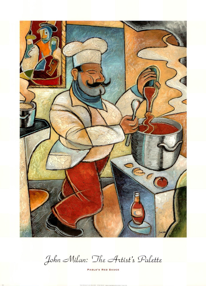 Pablo's Red Sauce by John Milan - 18 X 24 Inches (Art Print)