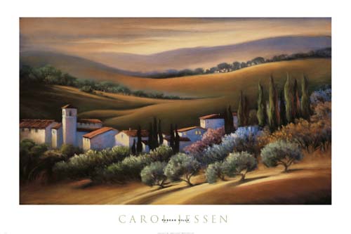 Tuscan Villa by Carol Jesson - 24 X 36 Inches (Art Print)