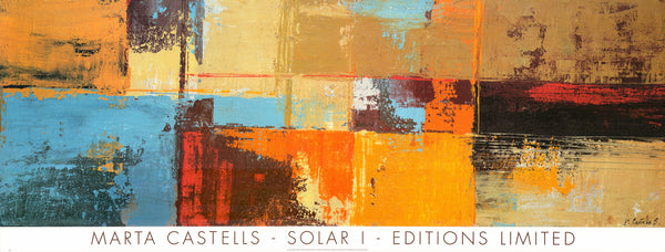 Solar I by Marta Castells - 20 X 52 Inches (Art Print)