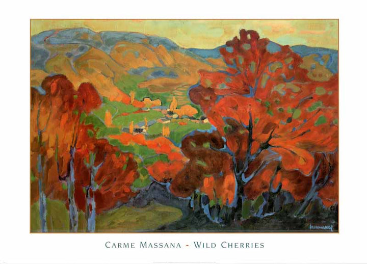 Wild Cherries by Carme Massana - 26 X 36 Inches (Art Print)