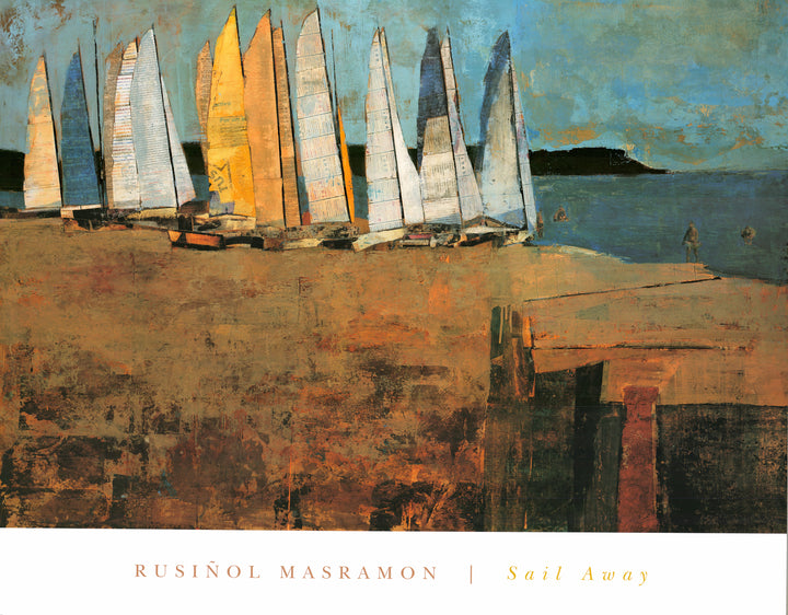 Sail Away by Rusinol Masramon - 35 X 44 Inches (Art Print)