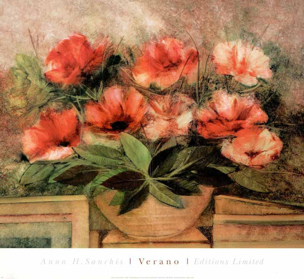 Verano by Anna H. Sanchis - 18 X 20 Inches (Art Print)