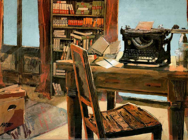 The Writer's Desk I by Joaquin Mateo - 18 X 24 Inches (Art Print)