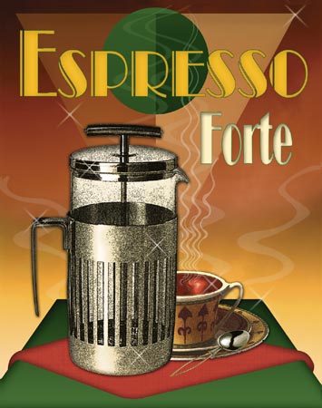 Espresso Forte by Gareau - 11 X 14 Inches (Art Print)